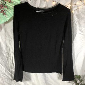 Banana Republic black slinky sweater